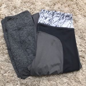 Lot of 2 gray workout leggings